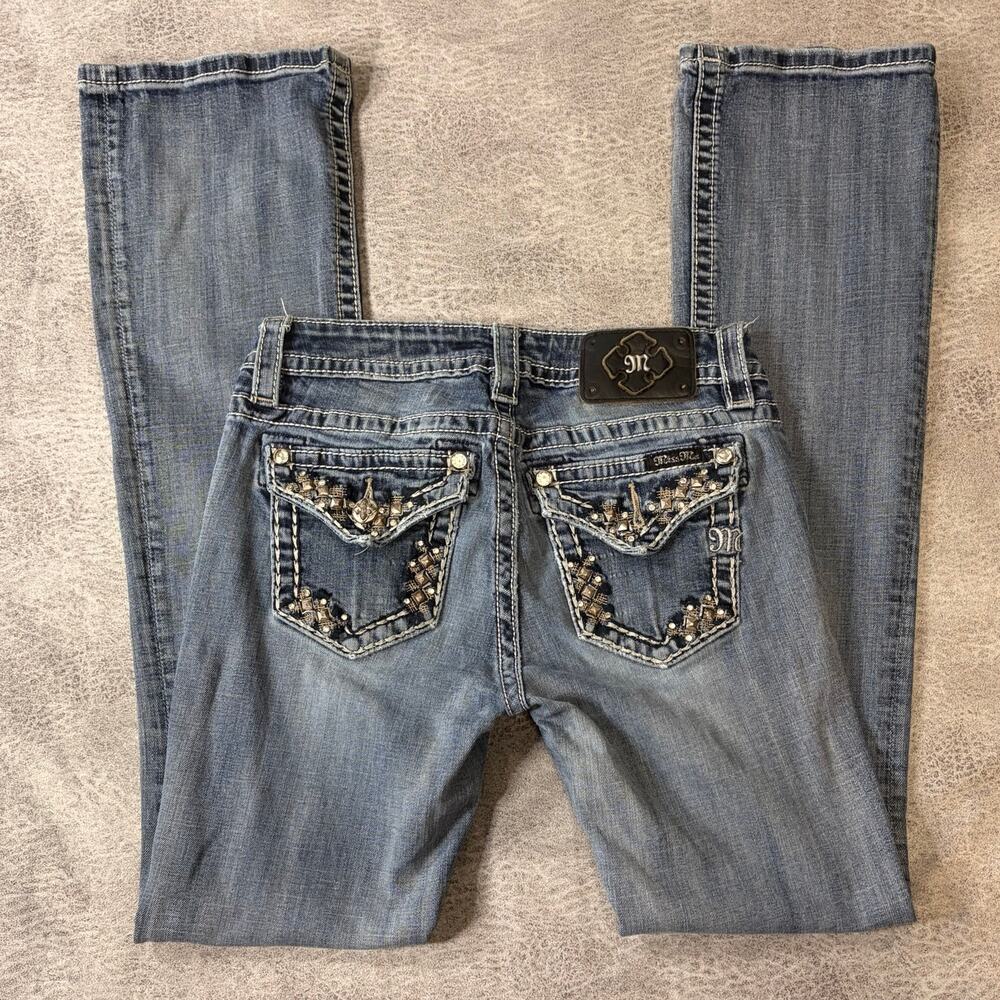 Miss Me Y2k Embellished Flare Jeans